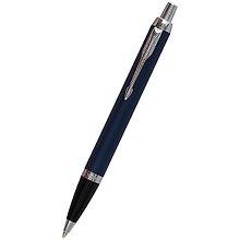 Ручка подарочная шариковая синяя, IM Matte Blue CT, Parker