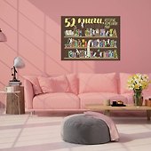 Плакат со скретч-слоем. 52 книги, которые изменили мир - 1