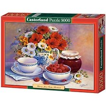 ЧГ:2260226 Пазл 3000 С-300204 Натюрморт с малиной (Castorland)
