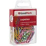 Скрепки 28 мм 100 штук, винил, в ассортименте, GoodMark