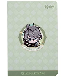 Блоки для записей 04шт "Chibi Expression Alhaitam" диспенсер-книжка