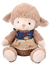 Мягкая игрушка овечка в сарафане (30см) (12-2026G32-10)
