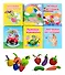Комплект. Мир на ладошке: 8 в 1. Книжки-малышки - 6шт. Набор мягких фруктов и овощей - 2шт. - 0
