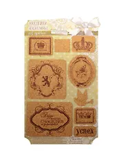 Наклейки декоративные Уважение (1220687) (из пробки) (Арт Узор) (упаковка)