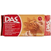 Паста для моделирования «DAS» терракотовая, 500 г, Fila - 0