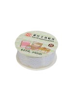 Набор д/творчества Клейкая лента ажурная белая (ажурный круг) 1,8см*1м H2 24308-6/3
