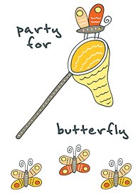 Блокнот для запписей Party  For  ButterFly, А6