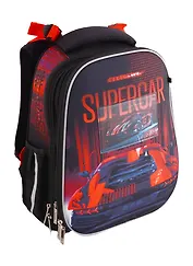 Ранец "ERGONOMIC Classic. Supercar" 2отд., 37*29*17см, 2 кармана с расш., светоотр.
