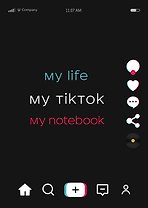 Блокнот My life my TikTok my notebook