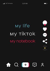 Блокнот My life my TikTok my notebook
