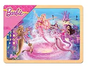 Игра из дерева Step puzzle Mattel Барби 27,5х19,5см 89146