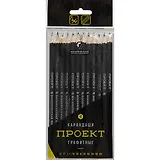 Карандаши ВКФ, чернографитные 12 штук