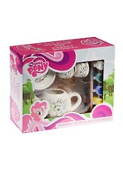 Набор посуды для росписи MultiArt My Little Pony (TEA SET-MLP) (5 предметов+краски +кисточка) (3+) (коробка) (в кор. 24шт.)