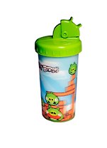ANGRY BIRDS Стакан с крышкой пластик.стерео Полет