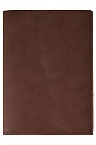 Книга для записей А5 112л нелин. "Portfolio" кож.зам., коричневая