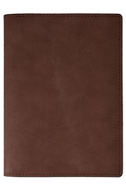 Книга для записей без линовки "Portfolio", коричневая, А5, 112 листов