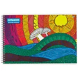 Альбом для рисования BG, Anti-stress, А4, 40 листов, на евроспирали