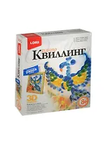 Набор для творчества LORI Квиллинг. Панно "Синяя птица" Квл-012