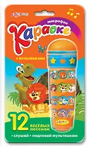 Караоке с мультяшками: электронная музыкальная игрушка микрофон