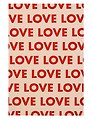 Открытка одинарная "Love, Love..."