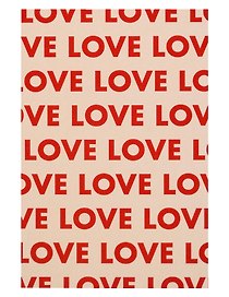 Открытка одинарная "Love, Love..."