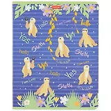 Тетрадь в клетку Hatber, "Ленивцы", 48 листов, в ассортименте