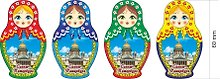 Магнит "Матрешка Исаакий"