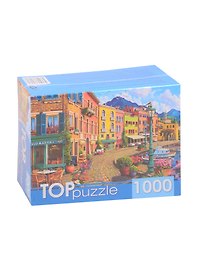 ПазлЕвропейская солнечная набережная TOPpuzzle 1000 элементов ХТП1000-2171