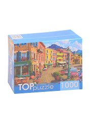ПазлЕвропейская солнечная набережная TOPpuzzle 1000 элементов ХТП1000-2171
