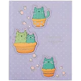 Дневник школьный Феникс+, "Коты-кактусы"