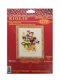Набор для вышивания крестом Риолис С днем рождения (1270) (641669) (13х16см) (упаковка)