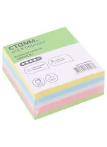 Блок-куб 90*90*45 цветной, непроклеенный, Стамм