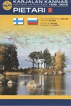 Karjalan kannas, Pietari: Карельский перешеек,Санкт-Петербург(финский русский язык.): Карта