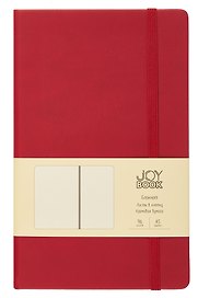 Книга для записей А5 96л кл. "Joy Book. Пряное вино" иск.кожа, тонир.блок, скругл.углы, ляссе, резинка, карман на задн.форзаце