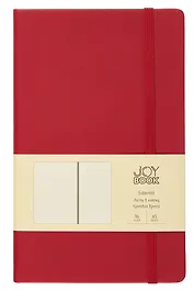 Книга для записей А5 96л кл. "Joy Book. Пряное вино" иск.кожа, тонир.блок, скругл.углы, ляссе, резинка, карман на задн.форзаце