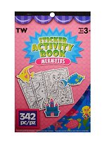 Альбом д/творч. Sticker Activity Book Морское дно (898993) (4 листа) (342 детали) (6 страниц с наклейками) (3+)