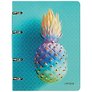 Тетрадь на кольцах «My dreams. Colorful pineapple» 120 листов в клетку, А5, сменный блок - Unnika