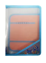 Папка для труда А4 "Синие бабочки" 33*23,3см, пластик, Феникс