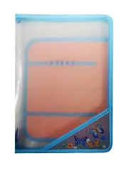 Папка для труда А4 "Синие бабочки" 33*23,3см, пластик, Феникс