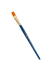 Кисть художественная Галерея, синтетика, плоская, короткая ручка №12, Гамма