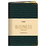 Книга для записей А5 80л. "BUSINESS PREMIUM. Iguana (изумрудный)" иск.кожа, поролон, мет.уголки, тонир.блок, зол.торец, 2 ляссе, инд.уп.