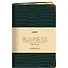 Книга для записей А5 80л. "BUSINESS PREMIUM. Iguana (изумрудный)" иск.кожа, поролон, мет.уголки, тонир.блок, зол.торец, 2 ляссе, инд.уп. - 0