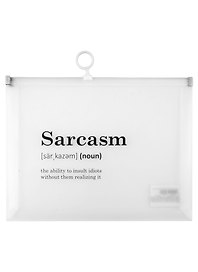 Папка на молнии А5 «Sarcasm. Словарь», с расширением