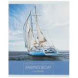 Тетрадь в клетку Listoff, "Парусники", 48 листов, в ассортименте