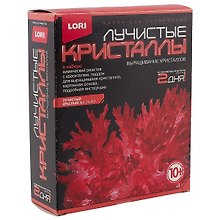 Набор для выращивания кристаллов «Красный кристалл», Lori