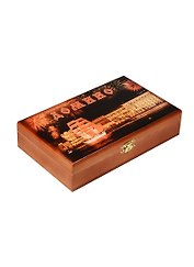 Игра Домино в деревянной шкатулке Алые паруса (21х13х5) (123-085)