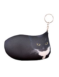Брелок-антистресс "Кот черный мем", 15см