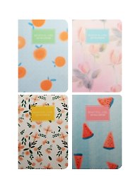 Записная книжка «Лето» А6, 36 листов в линейку, сшивка, AnAn, в ассортименте