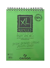 Альбом для графики 50л А4 "XL" спираль, мелкое зерно, 160г/м2, Canson