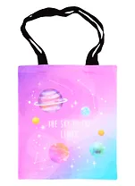 Сумка-шоппер Космос The sky is the limit (цветная) (текстиль) (40х32) (СК2020-65)
